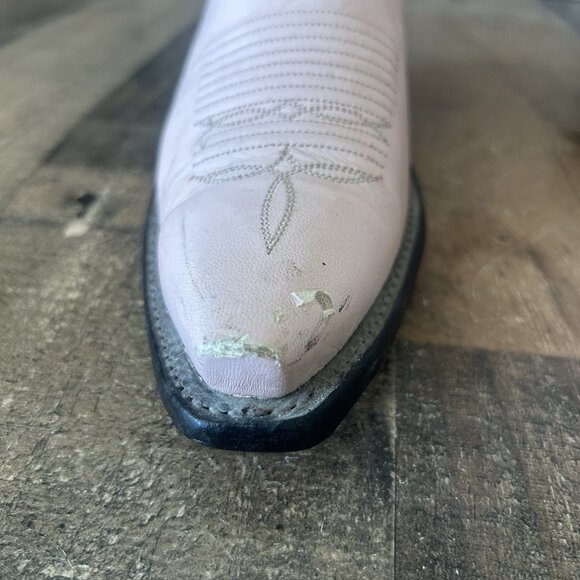 Lucchese N4531 Pink 1883 Western Cowboy Boots Womens 8 B - Picture 10 of 12